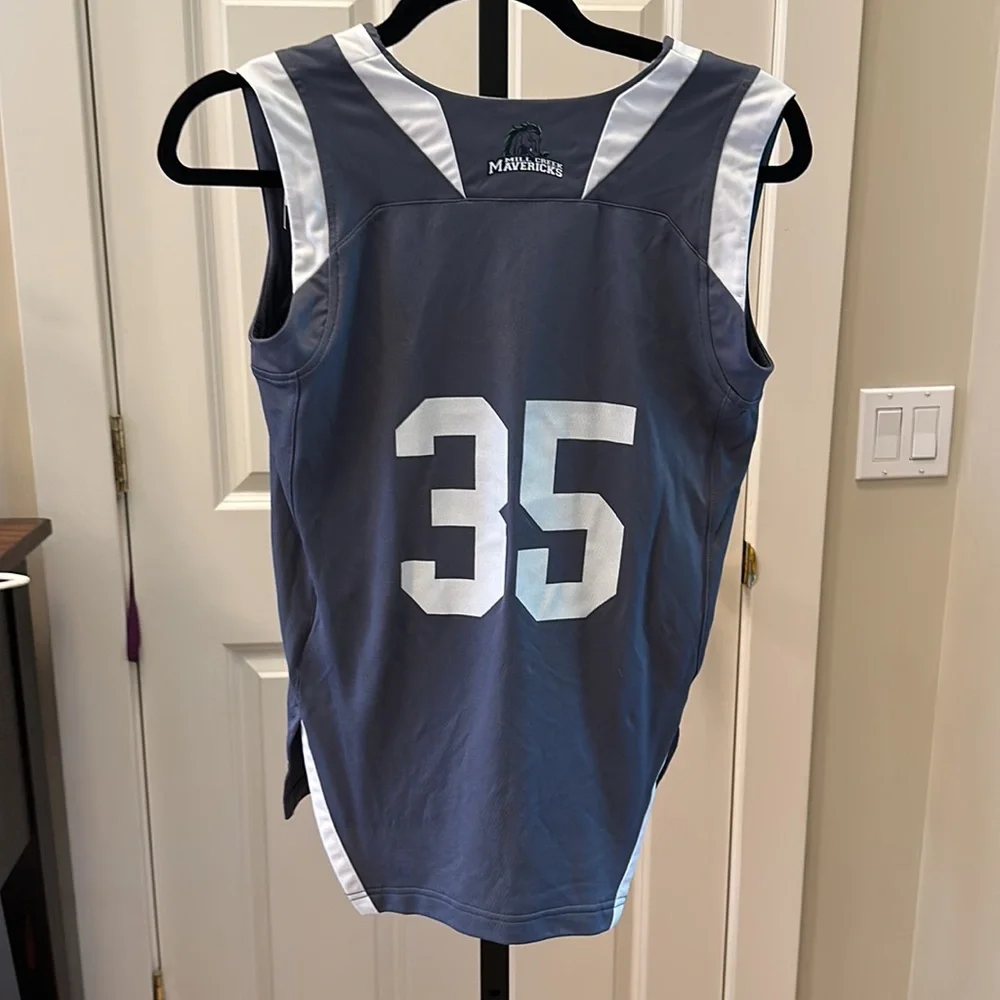 Adidas - Youth Mill Creek Mavericks Basketball Jersey #35